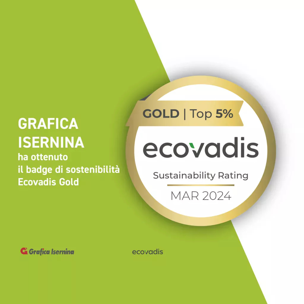Rating Ecovadis Gold Grafica Isernina